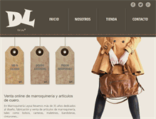 Tablet Screenshot of marroquinerialeyva.com